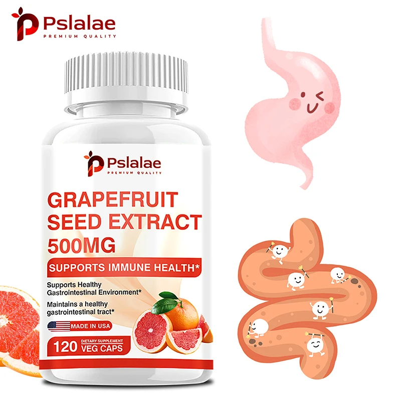 Pure Grapefruit Seed Extract 500 Mg - Supports The Immune System and Maintains A Healthy Gastrointestinal Tract