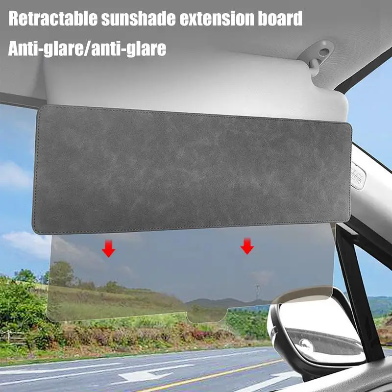 

Sun Visor Extender For Car Vehicle Sunshade Extension High Temperature Resistant Sun Visor Extender For Snow Driving Night