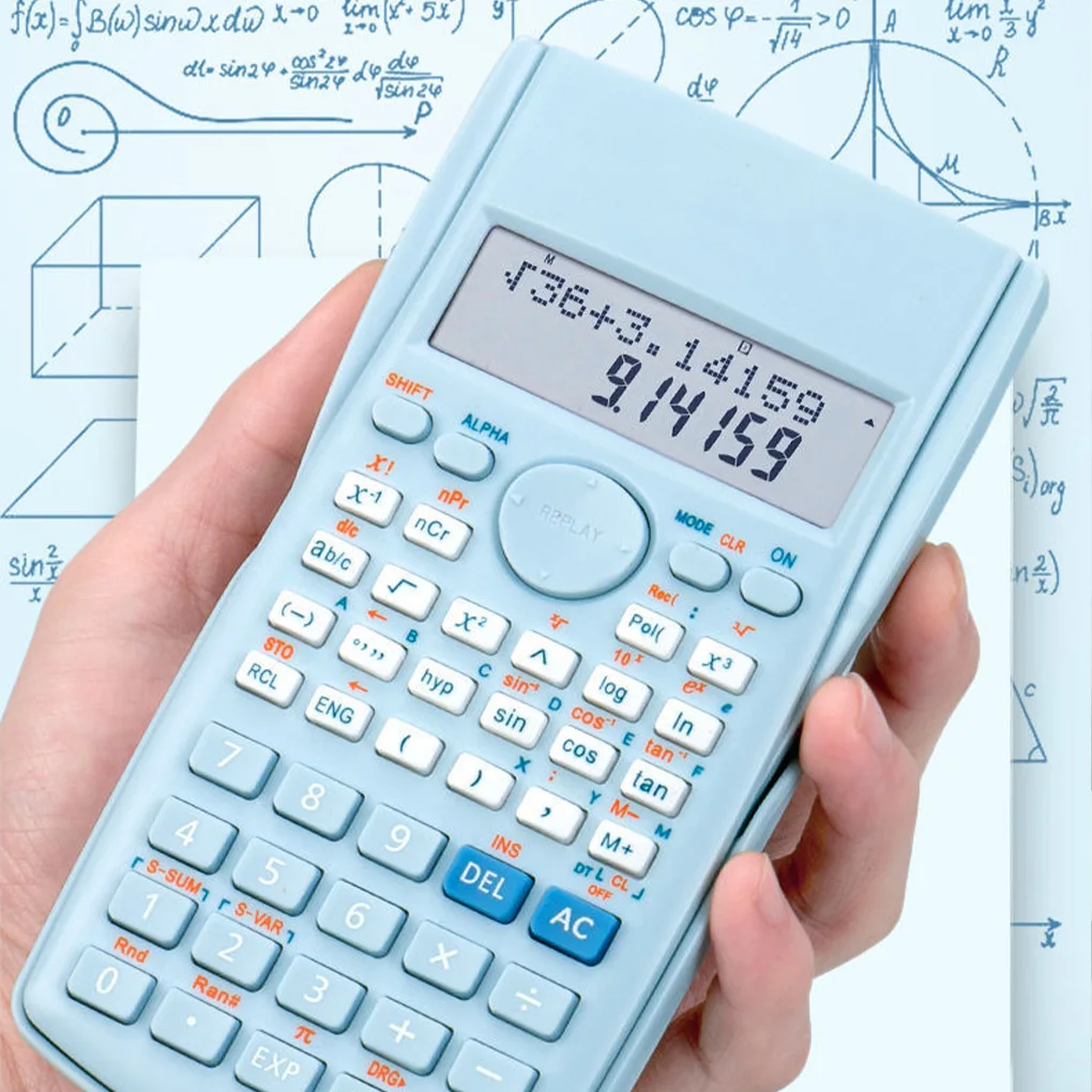 Calculadora de FX-991ES-PLUS Digital para estudiantes, Calculadora científica de dos vías, 82MS, 417 funciones, 12 dígitos