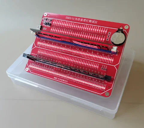 Desktop DDR3/4/5 Memory Tester Memory Bar Detection Tool Lamp Tester Computer Fault Diagnosis