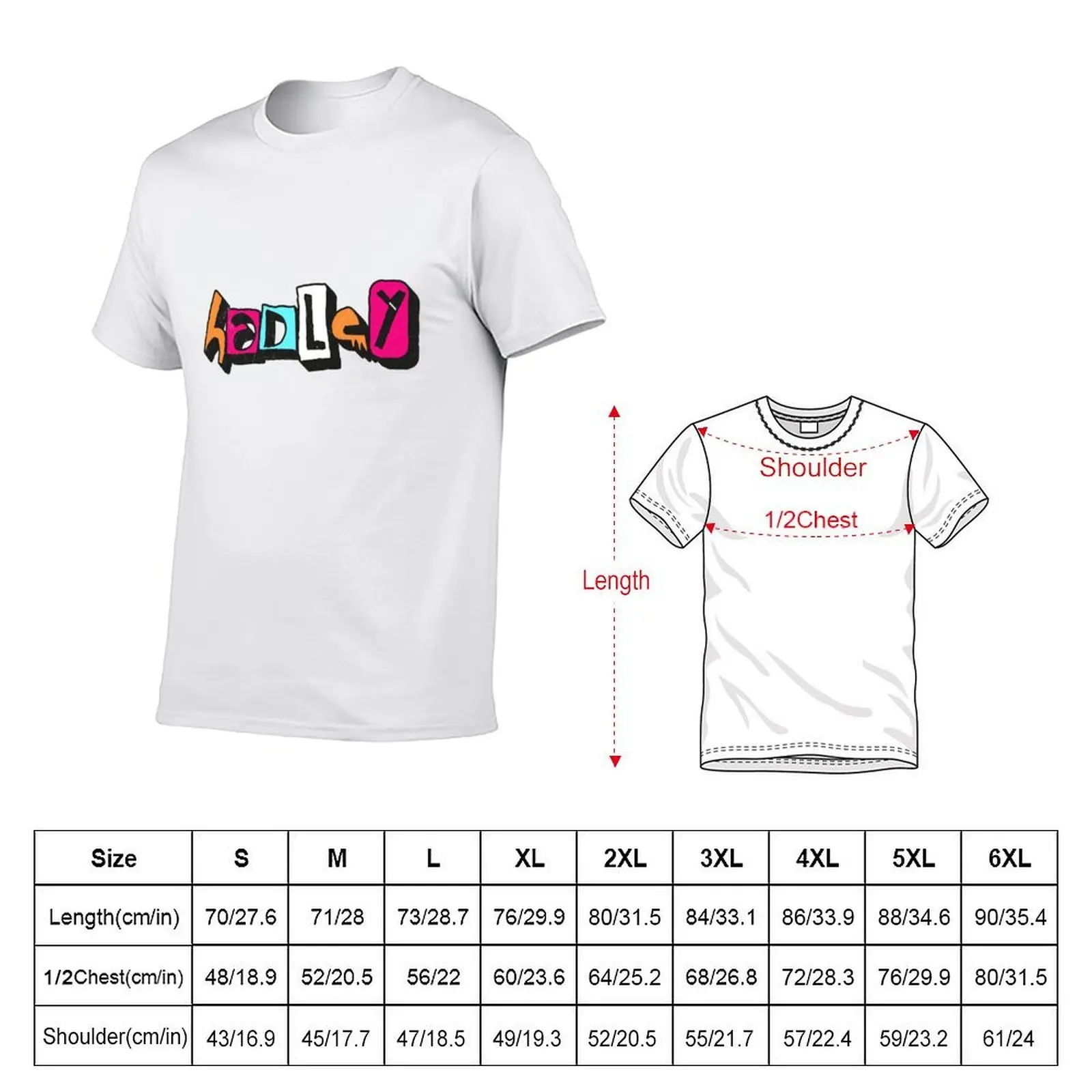 HADLEY Custom Text Birthday Name T-Shirt anime clothes cotton graphic tees mens graphic t-shirts