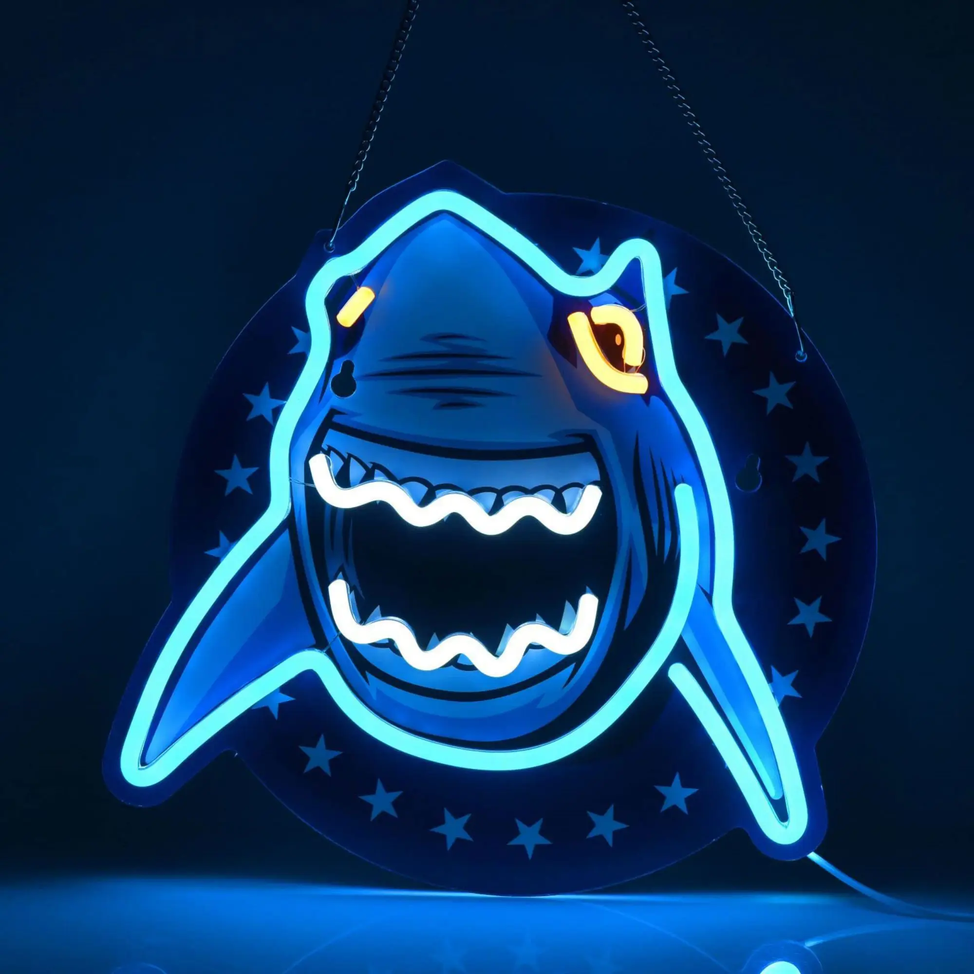 

Shark Neon Signs, Light Sign for Wall Decor, USB LED Neon Light Sign, Bar Pub Store Club Garage Bedroom Man Cave, Home Artwork
