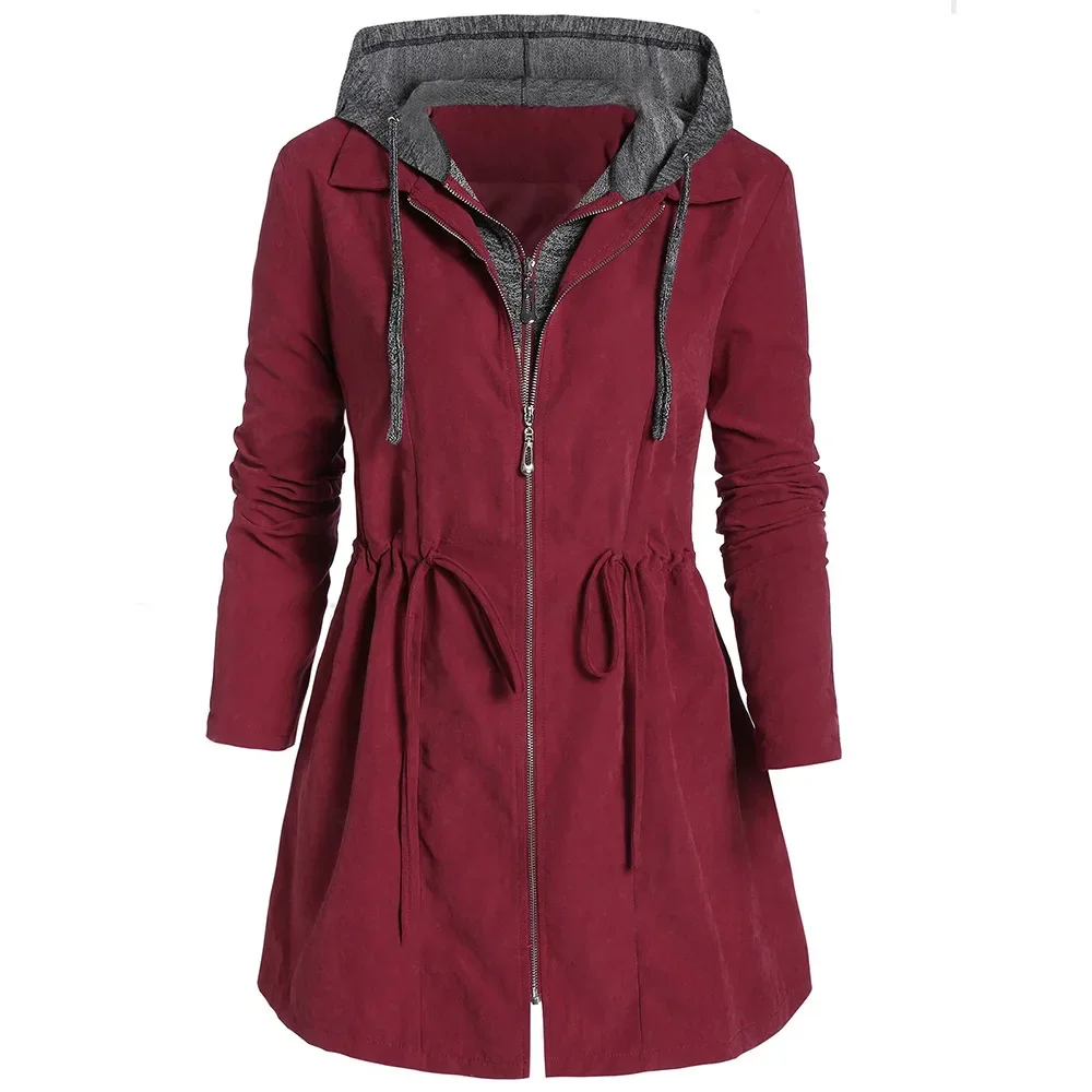 Women's Jacket Windbreaker Outdoor Mountaineering Jacket Waterproof Jacket Trench Coat for Women Jackets Coats L-6XL Size