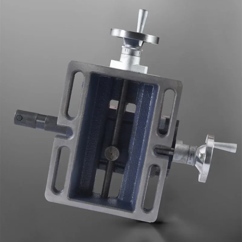 4/6 Inch Heavy-duty Precision Cross Bench Vise, 8 Inch Vise, Drilling and Milling Machine Bidirectional Movement