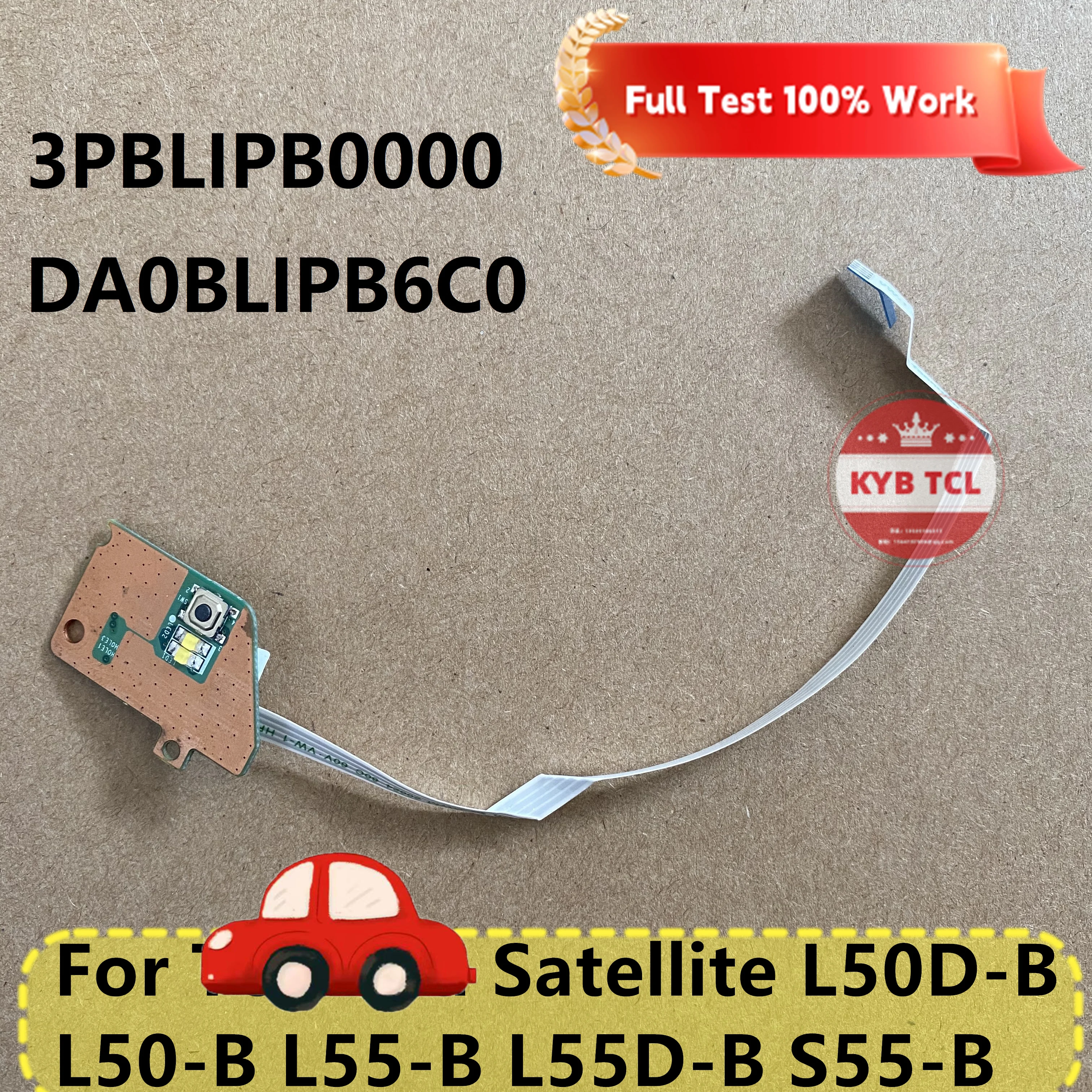 Notebook Laptop Power Button Board Or Cable For Toshiba Satellite L50D-B L50-B L55-B L55D-B L55T-B S55-B DA0BLIPB6C0 Genuine