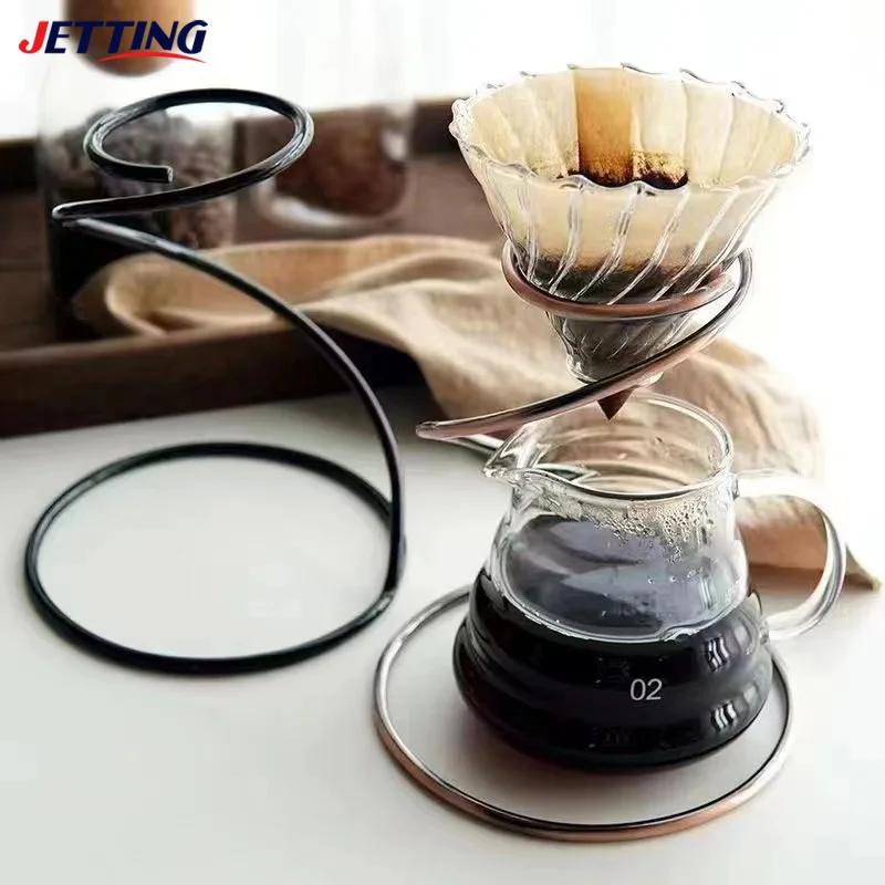 Pour Over Coffee Rack Coffee Maker Drip Filter Cup Rack Stand Brewer Holder Hand Drip Bracket Pour Over Dripper Maker Drip