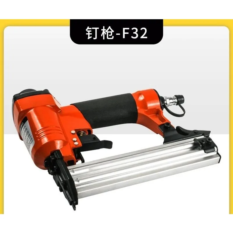 Tool Nail Gun Does Not Stick Nails, Straight Nail Gun Decoration Furniture Production Wood Pneumatic Nail Beater