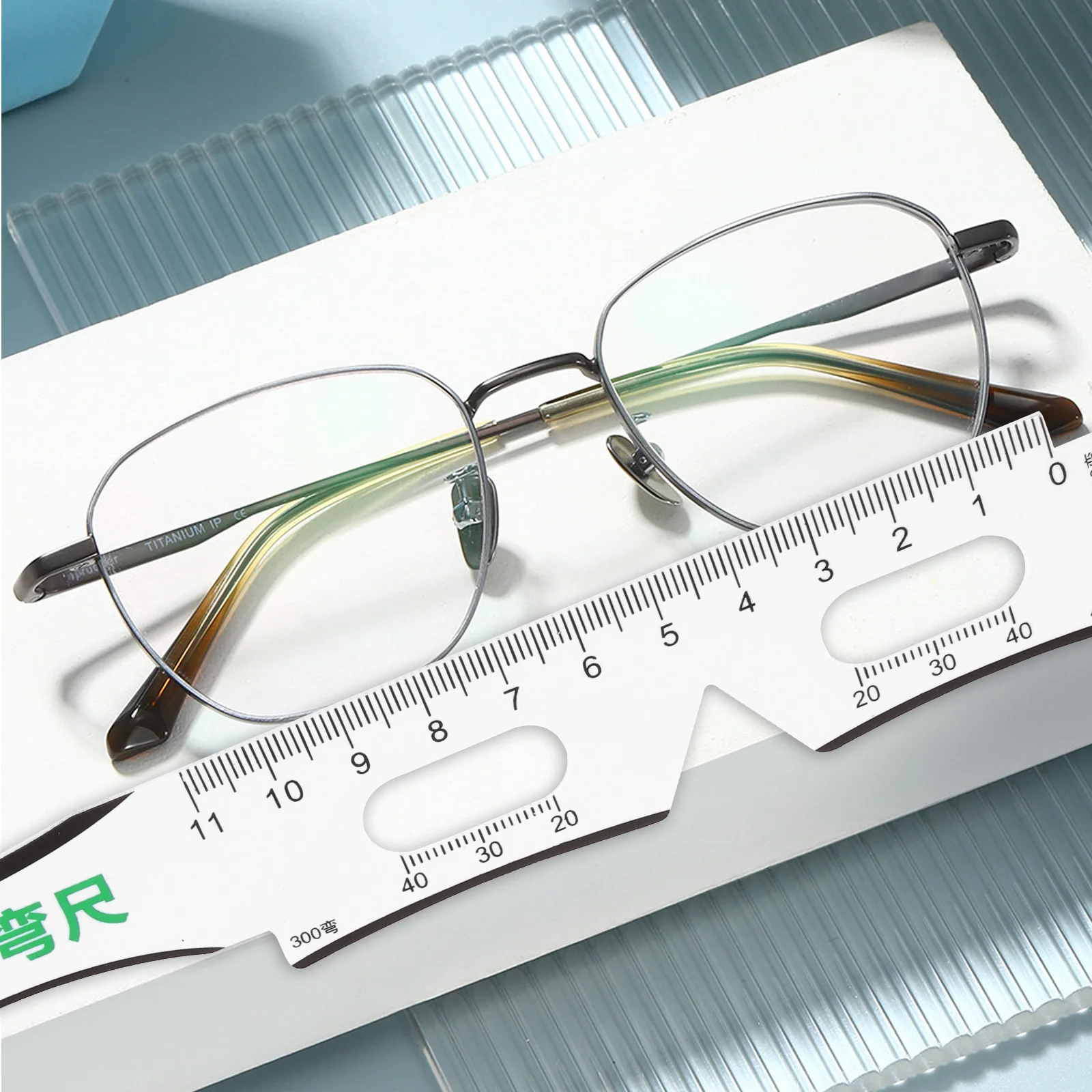 

4Pcs Pupillary Distance Ruler Portable Lightweight Accurate Pd Ruler for Optometrists Eyeglasses Measurement Tool