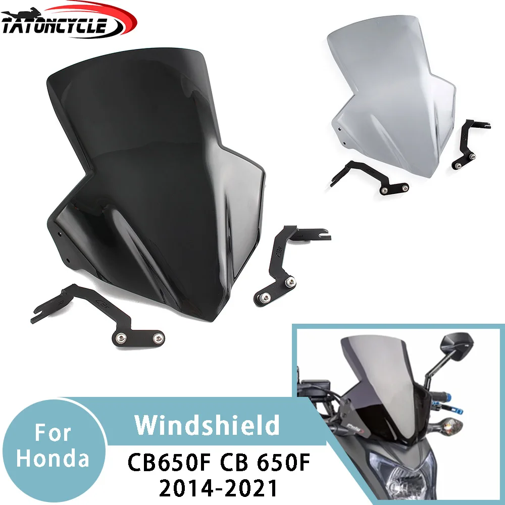 

For Honda CB650F Motorcycle CB 650 F Windshield Windscreen Deflector Fairing 2014-2021 CB 650F Front Wind Deflector Accessories