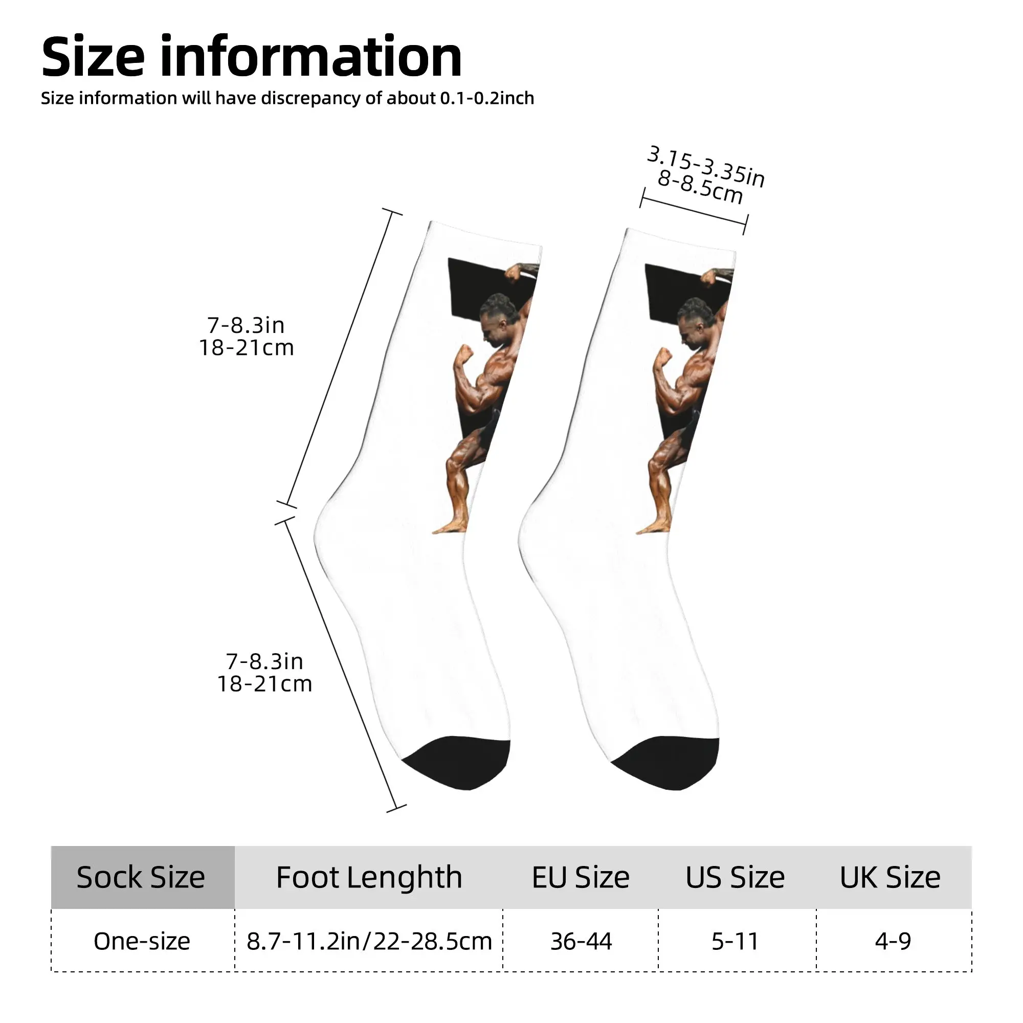 Custom Cool Cbum Bodybuilding Socks Men Women Warm 3D Print  Basketball Sports Socks view 4