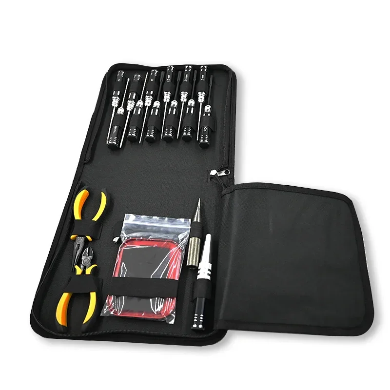 Kits d'outils 18 en 1 RC, pince à tournevis, douille à manchon hexagonal, coffret de réparation pour réparer les avions RC, jouets modèles de voiture Rc