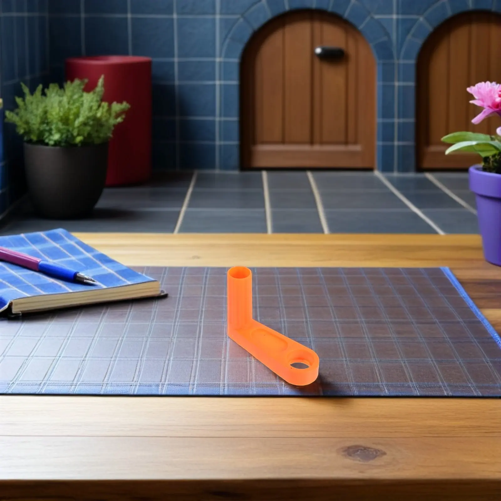 

Replacement Hose Reel Crank Handle Orange Heavy Duty Plastic for Garden Hose Cart Easy to Install Winder Part Crank Handle