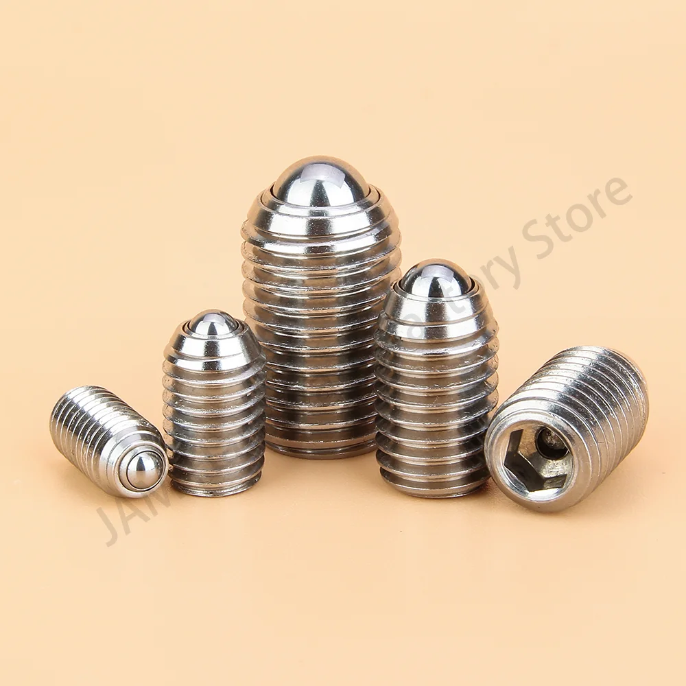 

MJ327 Conveyor Ball Roller Stainless Steel/POM Ball Transfer Unit Ball Rollers Ball Plunger With Hexagon Set Screw