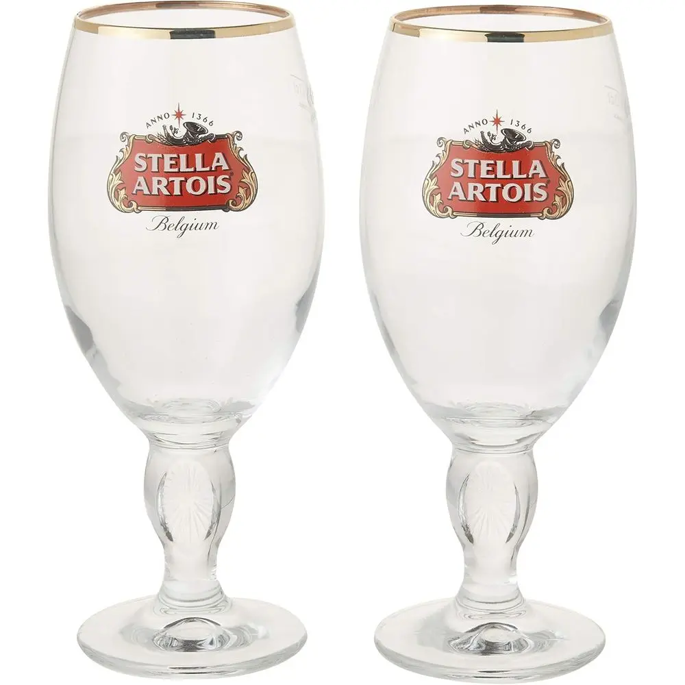 2-Pack Official 33cl/11.2oz Capacity Stemless Wine Glasses