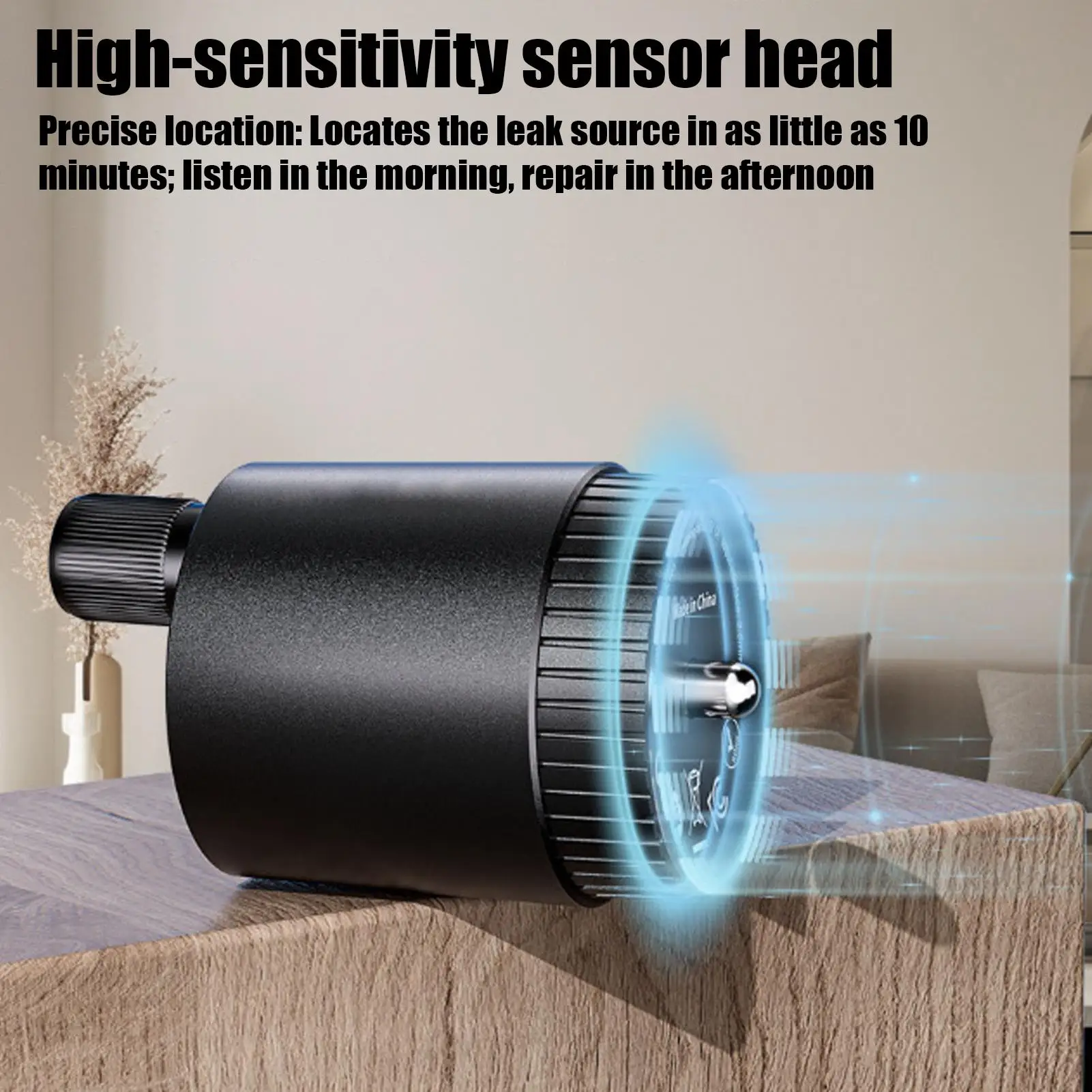 Water Leak Detector High Strength Drip Monitor Water Leak Detection Device For Home Bedroom Basement Kitchen Laundry Apartment