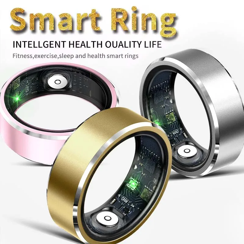 

2025 для Xiaomi Smart Ring Bluetooth Монитор здоровья Кислород Сон Сердечный ритм Мультиспортивный режим Водонепроницаемое IP68 и 5ATM Мужское женское кольцо