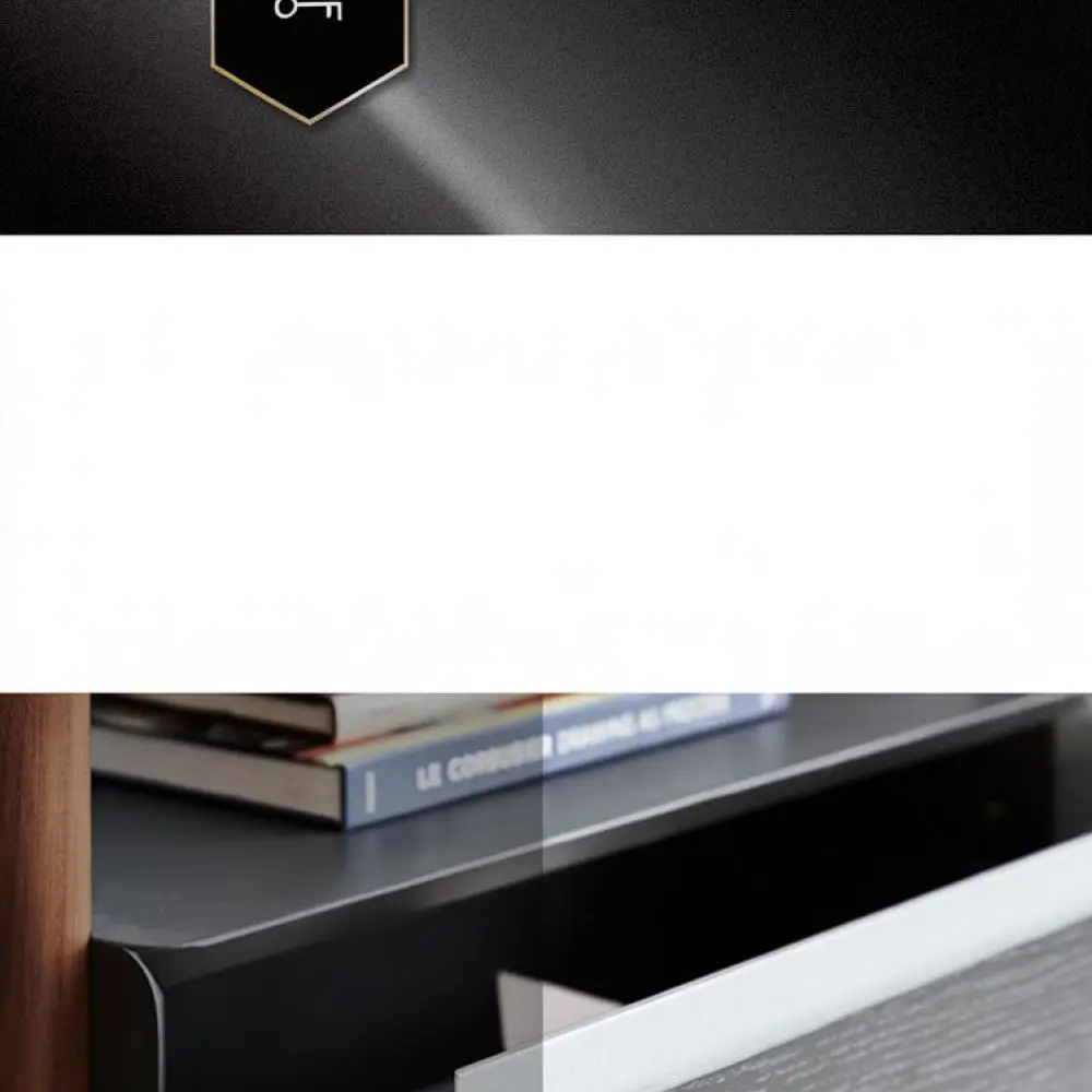 Electronic Smart Cabinet Lock Biometric Fingerprint Password Swipe Card Security Keyless Drawer File Office Home Furniture