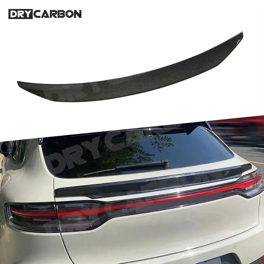 

Carbon Fiber Rear Boot Spoiler Trunk Wing For Porsche Macan 2014 2015 2016 2017 2018 Rear Trunk Spoiler Car Accessories ABS
