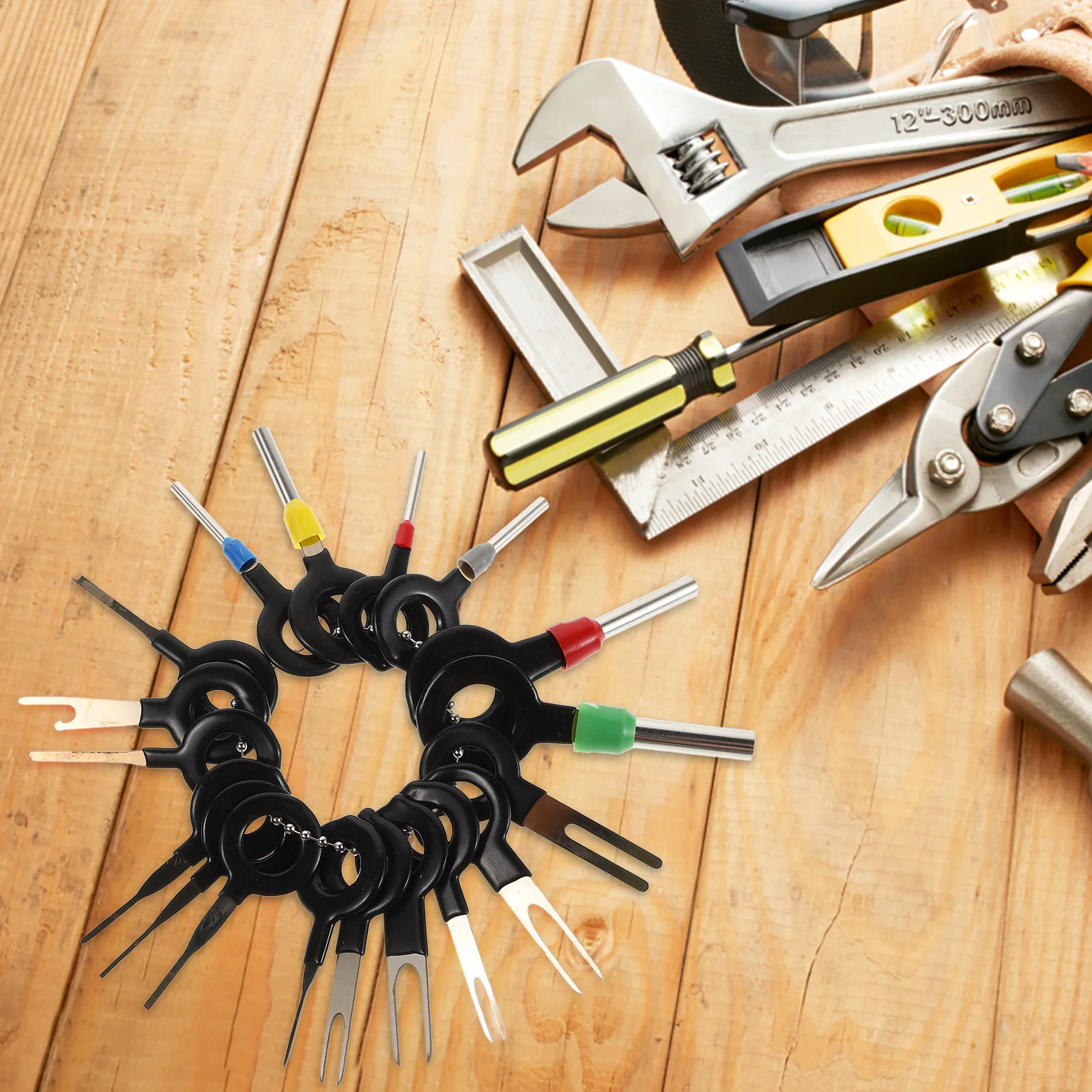 

18Pcs Electrical Terminal Removal Tool Kit Car Harness Connector Extractor Wire Terminal Release Pin Removal Tools