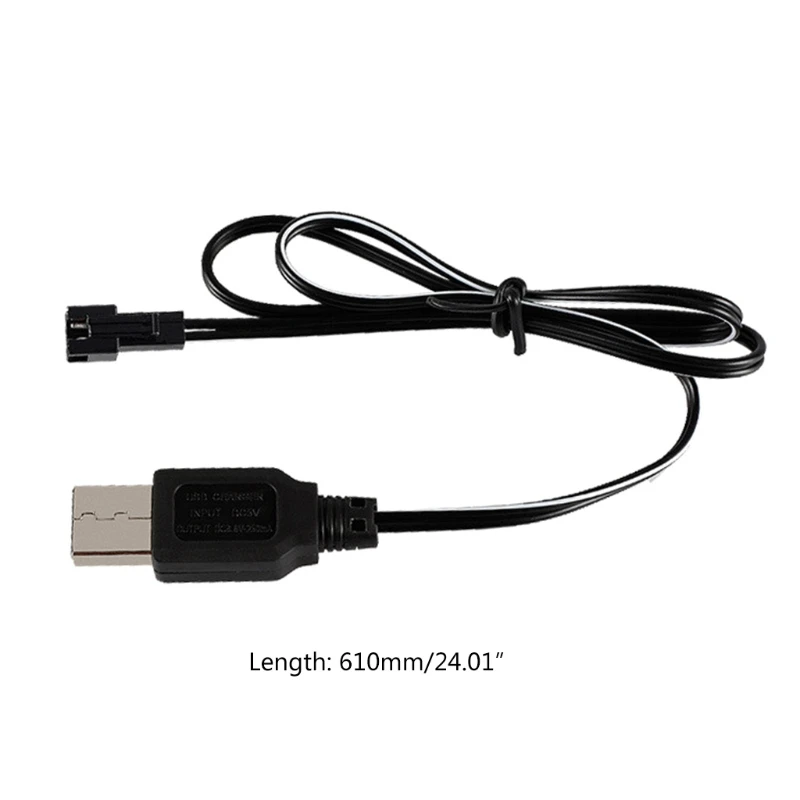 1PCS 3.6V 2P 250mA SM plug USB Charger with Led Charge Indicator