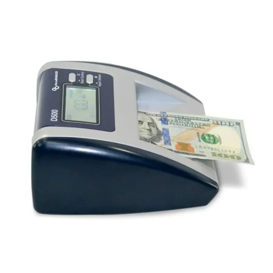 D500 Machine automatique de détection d'argent de valeur de facture de contrefaçon de 5 points pour les factures suspecites de dollars américains dans la banque de détail et l'hôpital