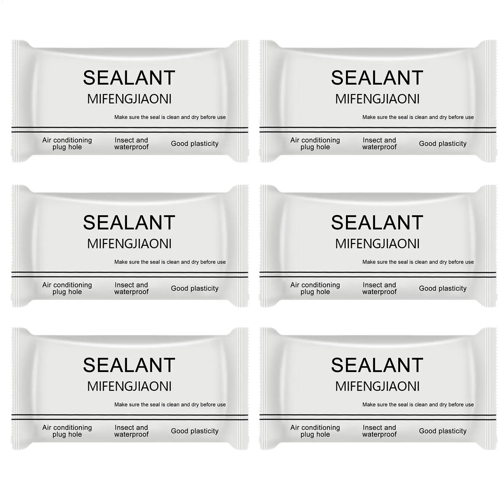 Repair Sealing Clay,Home Waterproof Sealant for Drain Connection Air Conditioning Hole,Quick Mending Mud for Wall Hole