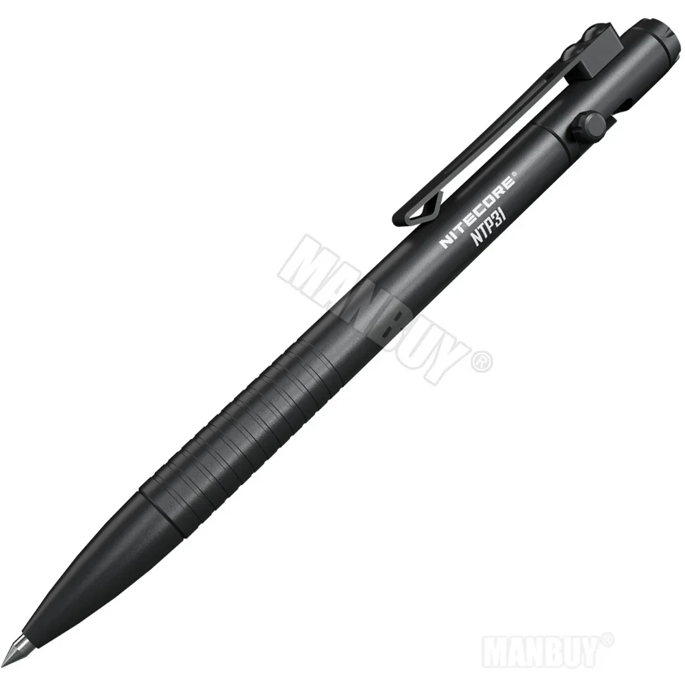 NITECORE NTP31 Tungsten-steel Glass Breaker Tip Ballpoint Pen / Spare PenRefill Multifunctional Bolt Action Tactical Accessories