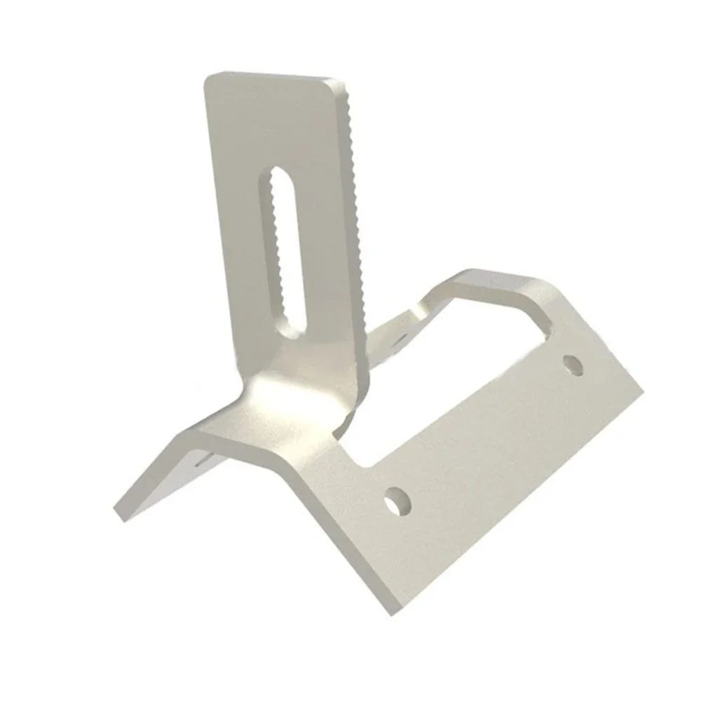 

Solar Panel Racking Pv Clamp Sliver Stainless Steel Material Not Easily Damaged Simple Installation 100*72*89mm