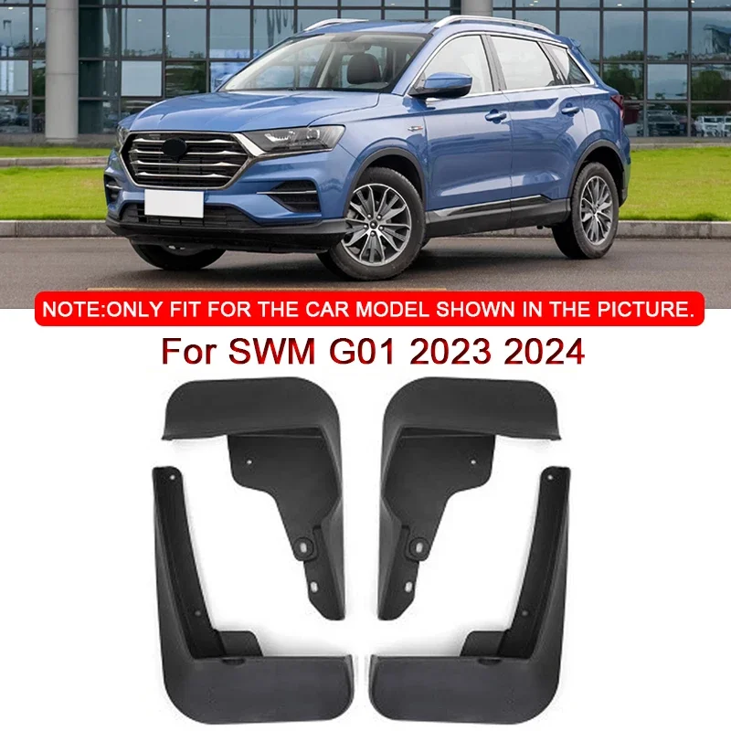

Fit For SWM G01 2023 2024 2025 Car Styling ABS Car Mud Flaps Splash Guard Mudguards MudFlaps Front Rear Fender Auto Accessories