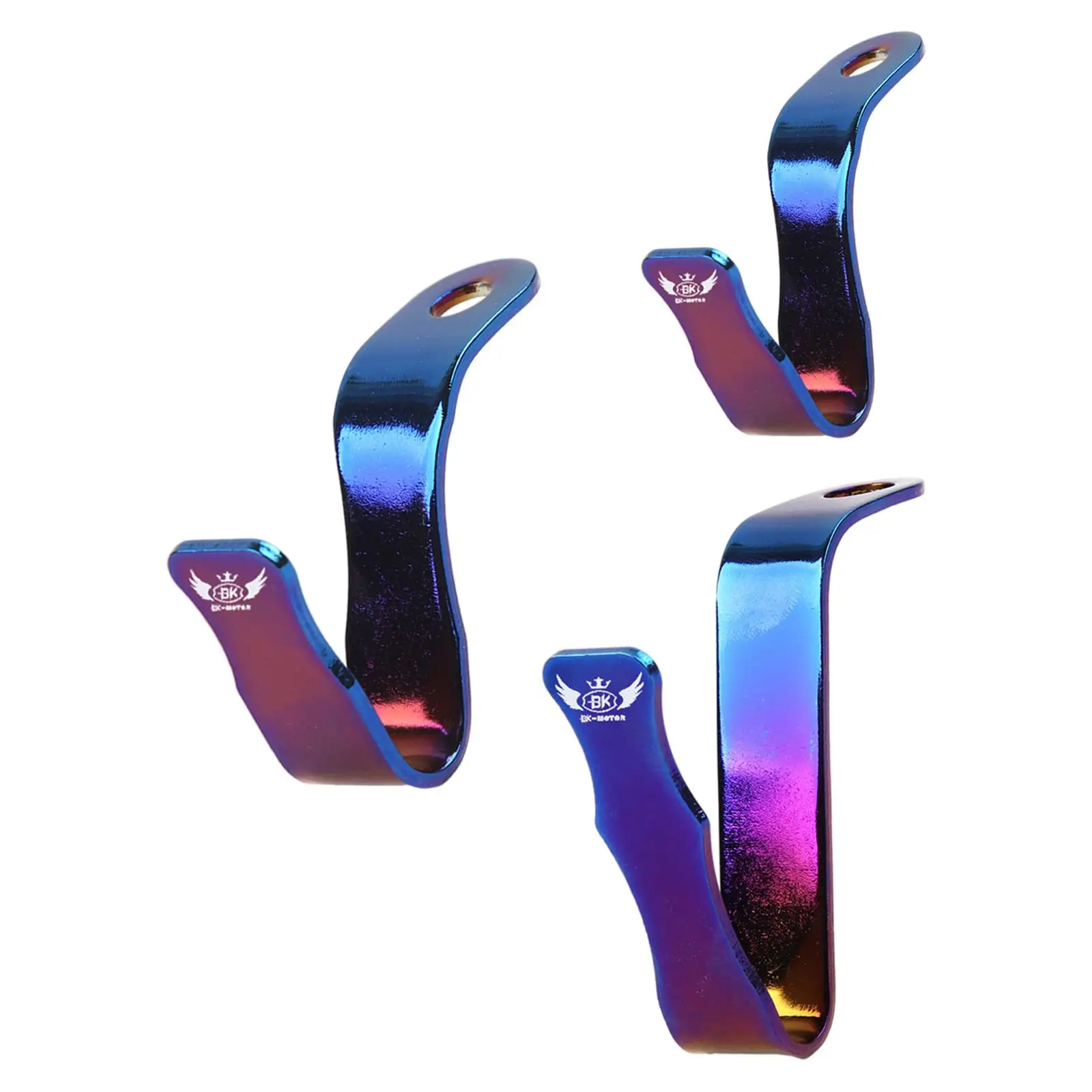 

Motorcycle Helmet Rack Protective Gear Titanium Alloy Colorful Motorbike Accessories convenient Hook Holder for Bag Hat