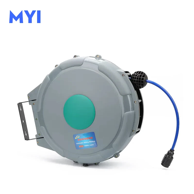 Pneumatic Compressor Automatic Compressed Air Hose Reel Retractable Telescopic Wall Mount PU 8*5 10*6.5 12*8 10M 15M 20M 25M