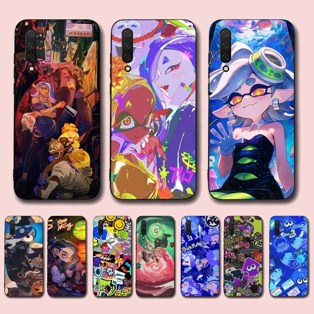 Classic Game S-Splatoon 3 Phone Case For Xiaomi Mi 5X 8 9 10 11 12 Lite Pro 10T PocoX3pro PocoM3 Note 10 Pro Lite