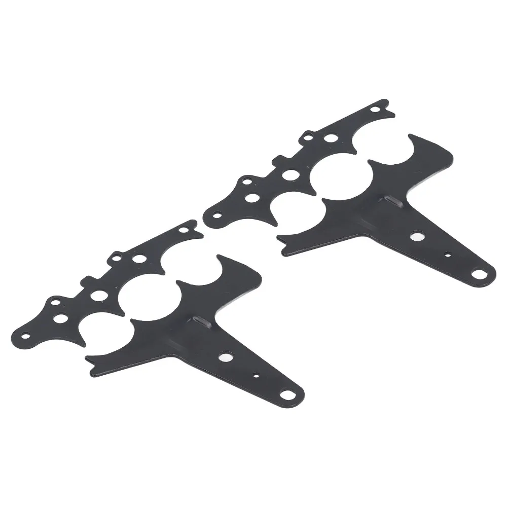 2SET Steel Felling Dog Spike Black Compact Chain Catcher Kit Dual Spike Design for HUSQVARNA 362 365 371XP 372XP