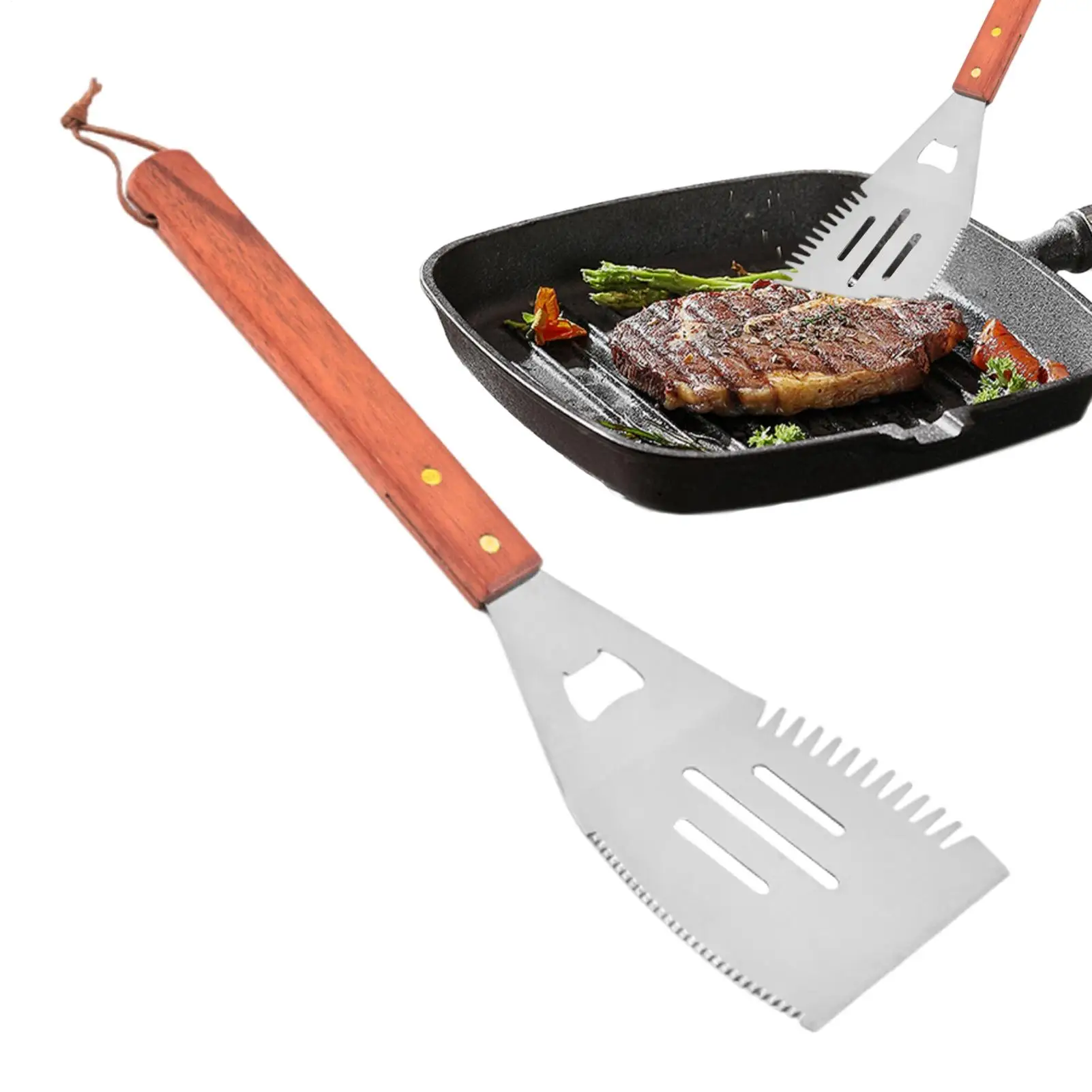 

Spatula For Grill Ergonomic Barbecue Utensils Ergonomic Barbecue Spatula For Outdoors Camping Picnic Restaurant Porch Backyard