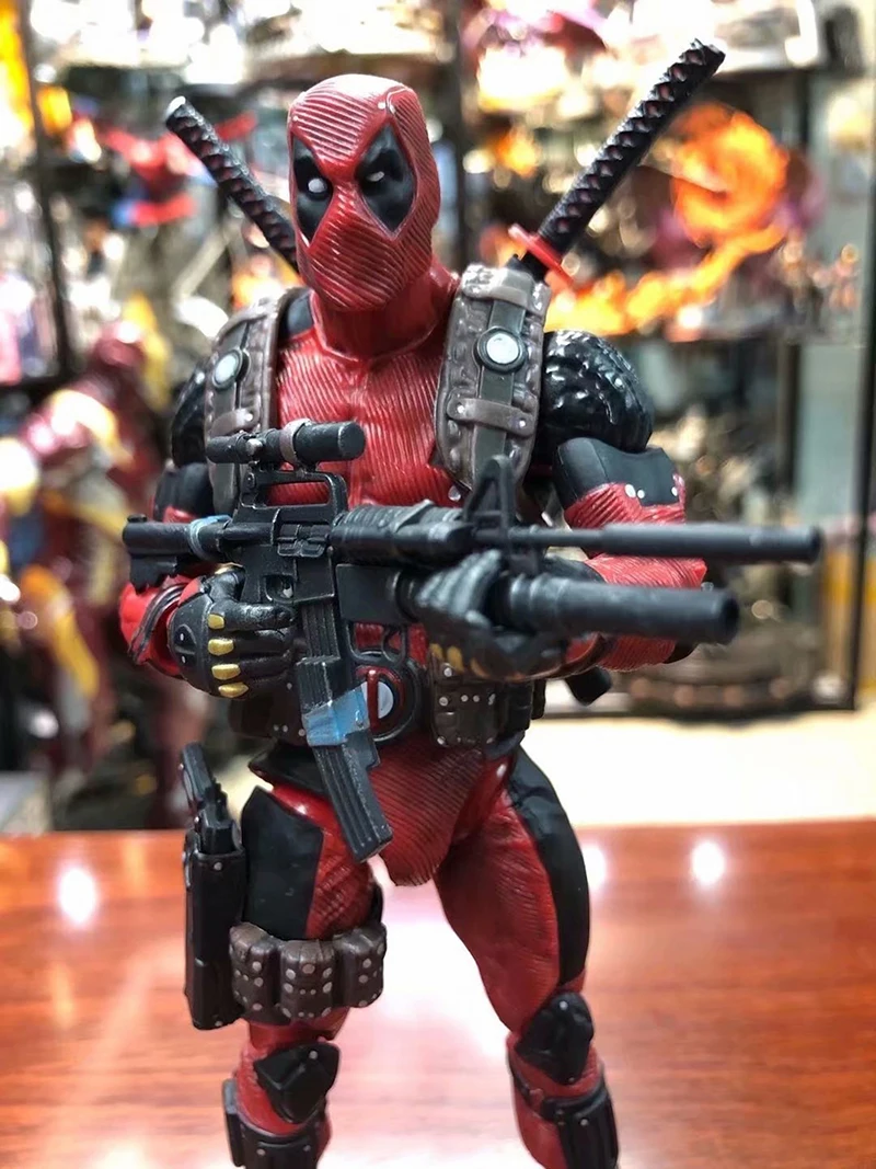 NECA X-Men Deadpool Actionfigur Superheld Deadpool Figur EPIC Ultimate 20CM Sammlermodell Spielzeugpuppe Geburtstagsgeschenk – Detail 24