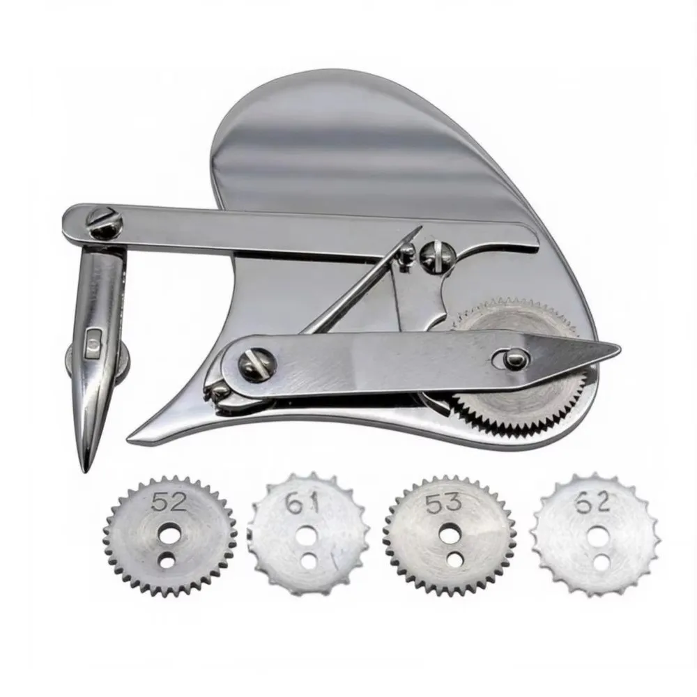 Dual Mode Mechanical Gear Train Ruling Pen Hand-hammered Texture Interchangeable Roller Wheel Drawing Scriber Dashed Lines Pen
