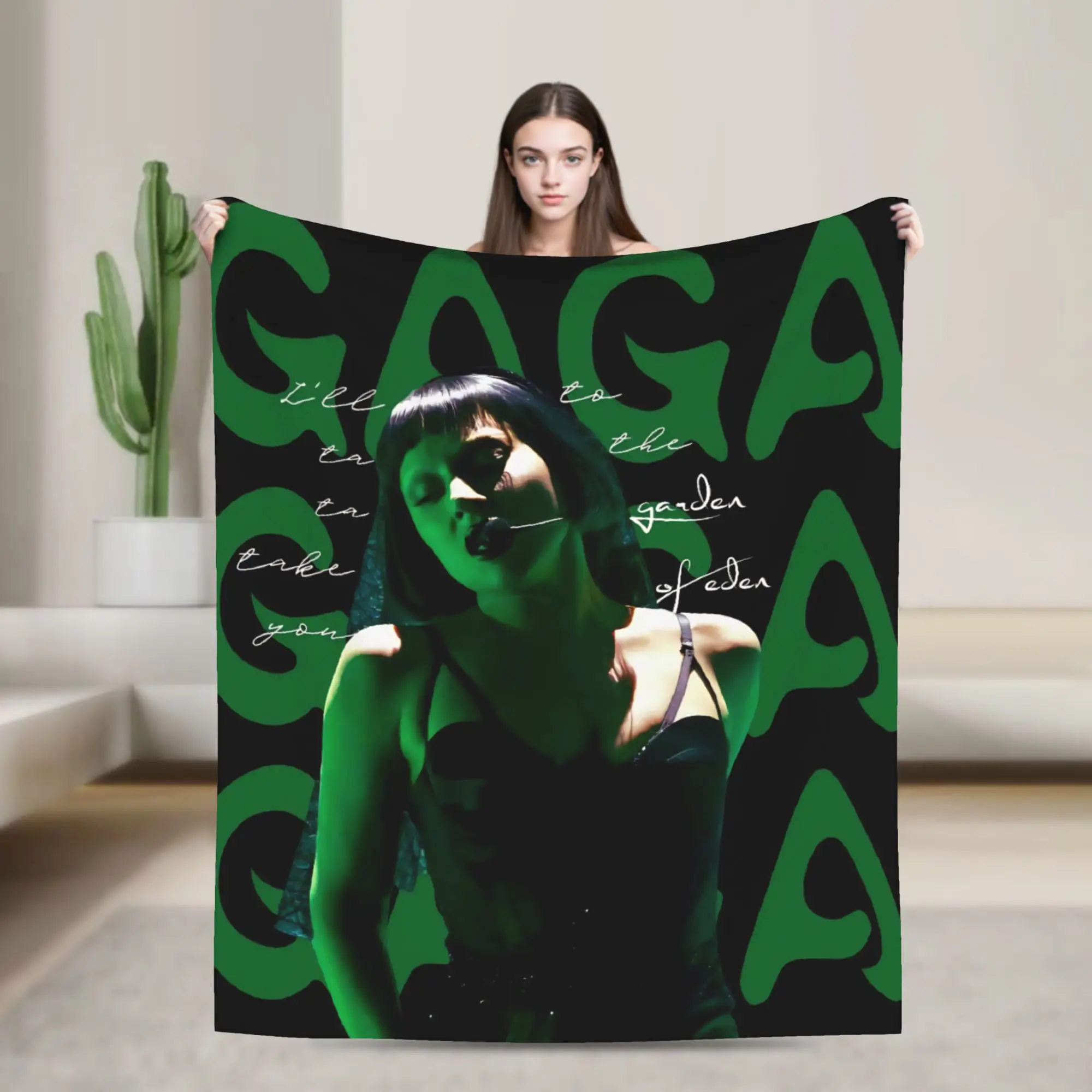 Lady Gaga Mayhem 2025 Album  Blanket  Super Soft Plush Bedding Throws For Couch Chair Travel Flannel Bedspread Bed Cover