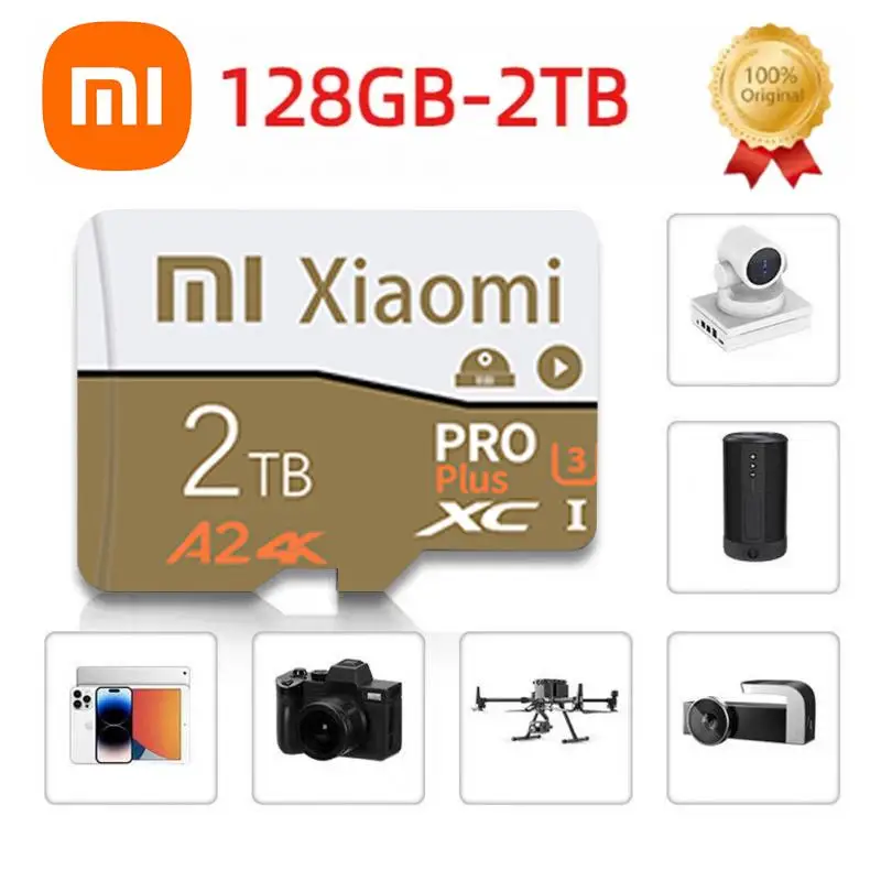 Xiaomi-tarjeta de memoria de 2TB y 1TB, Flash de alta velocidad, TF, SD, 128, 64, 256, 512, 256