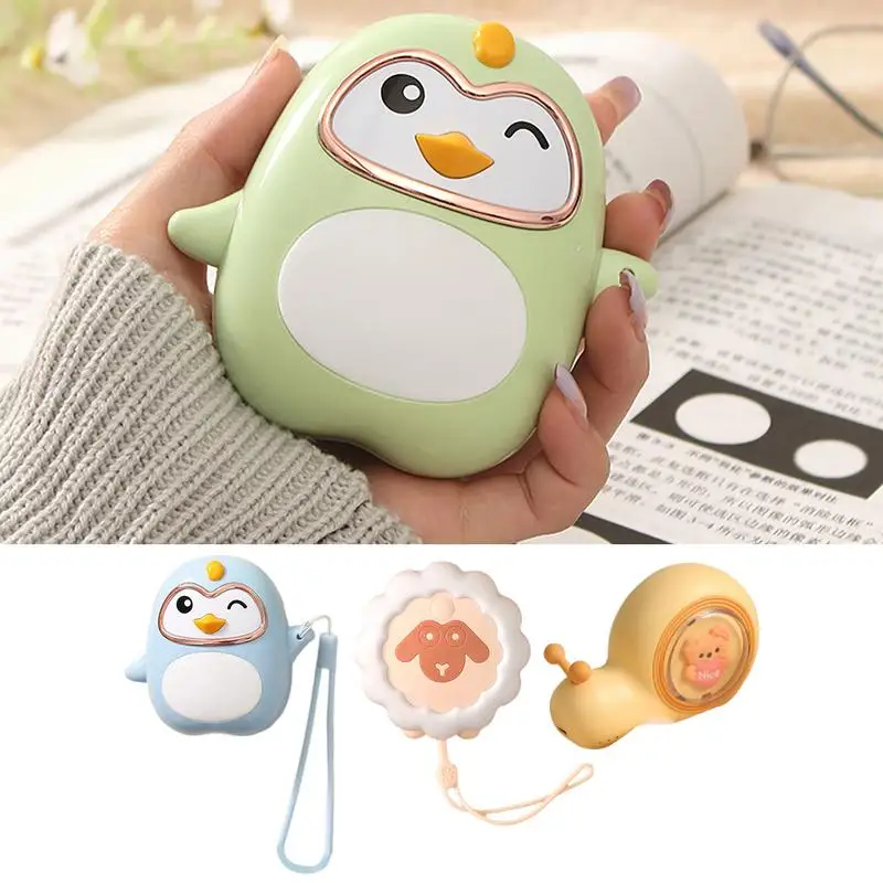 

Electric Hand Warmer 1200mAh 3-Levels Adjustable Hand Heaters USB Rechargeable Cute Hot Hand Devices Heater For Outdoor Random