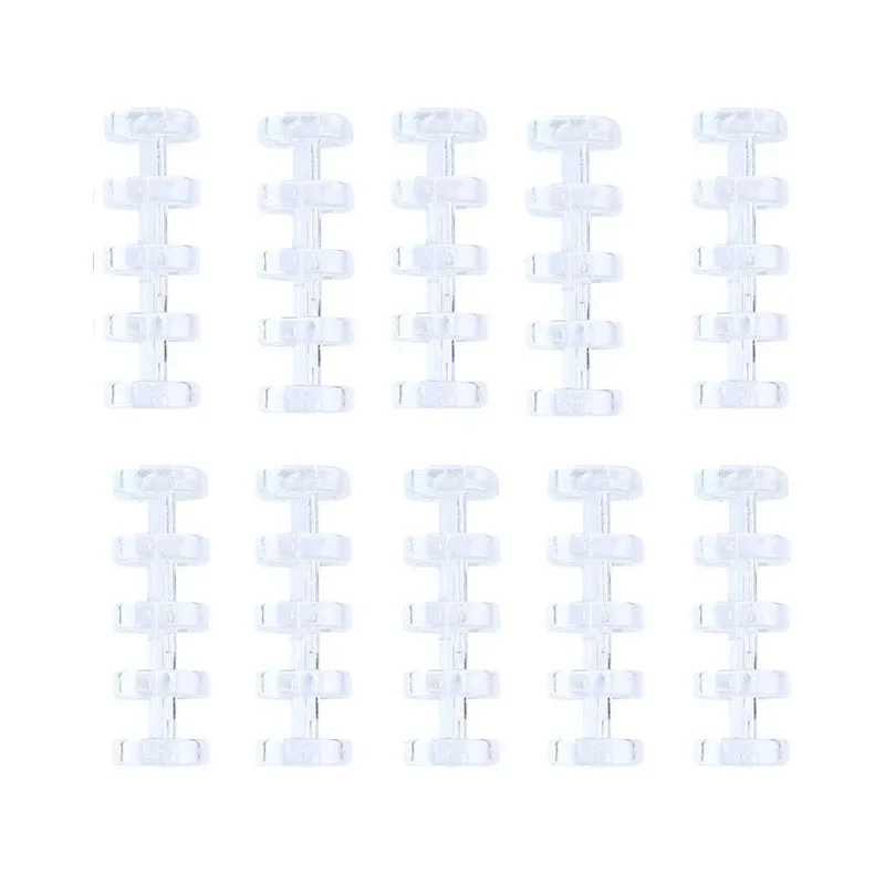 10/50Pcs Snap Split Binder Rings for Stationery