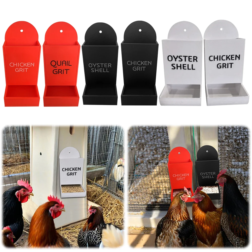 オイスターシェルフィーダー精密栄養ハンギングチキンフィーダー無駄のないデザイン自動チキンフィーダーチキン小屋アクセサリー