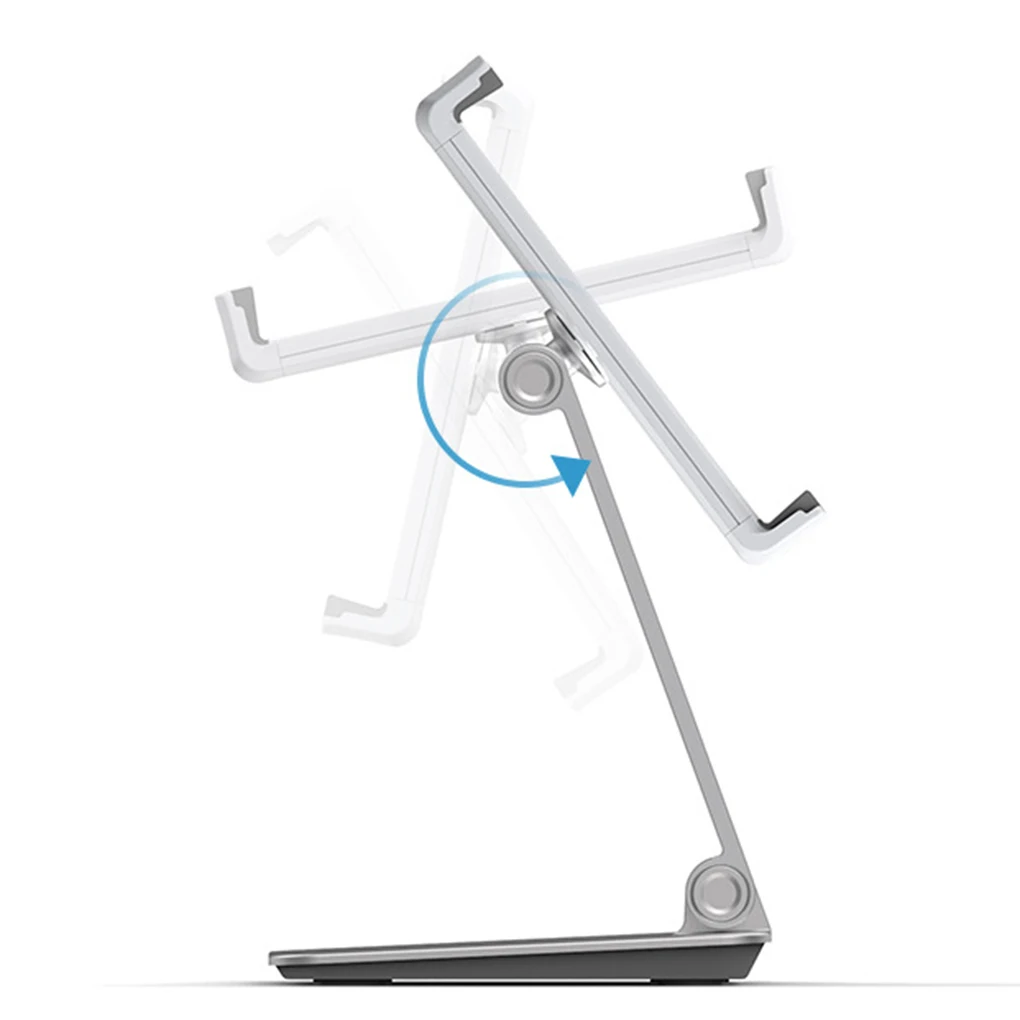 Universal Smartphone   Tablet Stand Aluminum Alloy Desk Mount Holder 360 Degreen Bracket Replacement for iPad iPhone