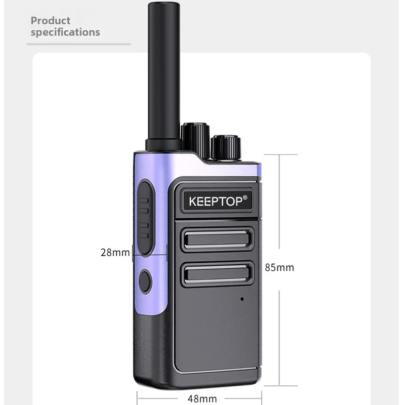 วิทยุสื่อสาร KEEPTOP 1/2 ชิ้น รุ่นมินิ พกพาสะดวก วิทยุสื่อสารแบบสองทาง UHF ชุดเครื่องรับส่งสัญญาณวิทยุสื่อสาร วิทยุสื่อสารระยะไกล