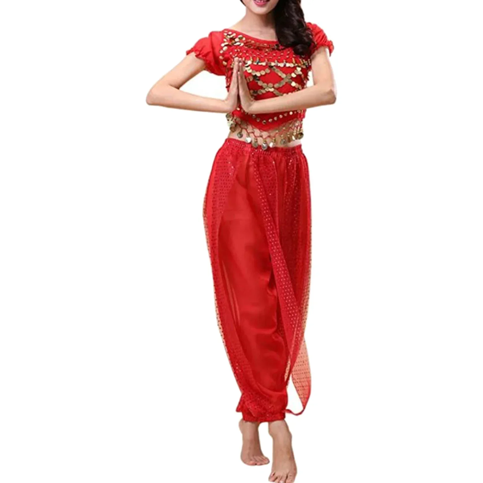 

Women Professional Belly Dance Costume Adult Oriental Indian Bollywood Dancing Clothes Stage Performance Belly Dance Wear