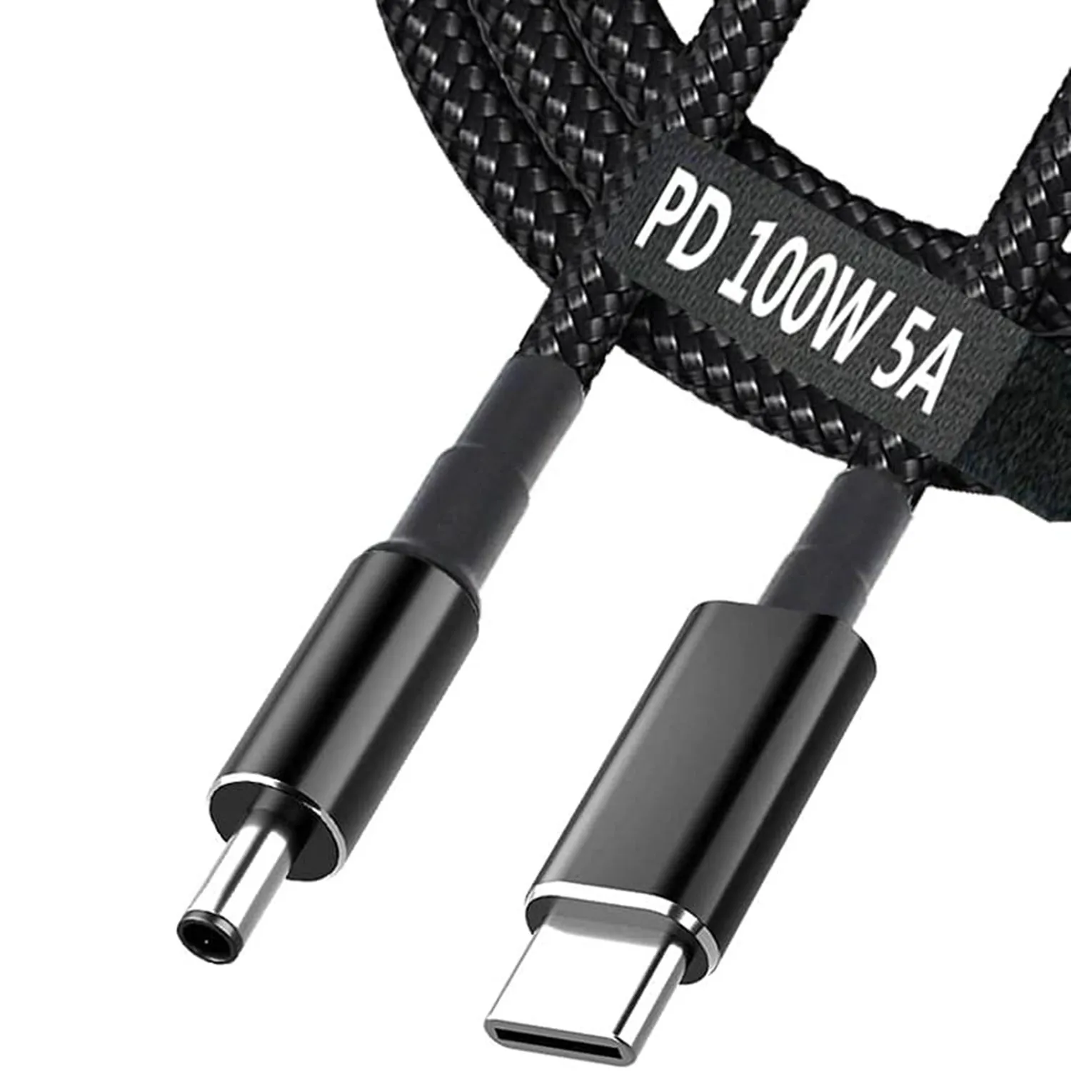

Type C to DC 4.5 x 3.0mm Converter Braided 6.5ft Fast 100W PD Power Charger Supply Cord for Dell Vostro 12 17 11 XPS 14 3000