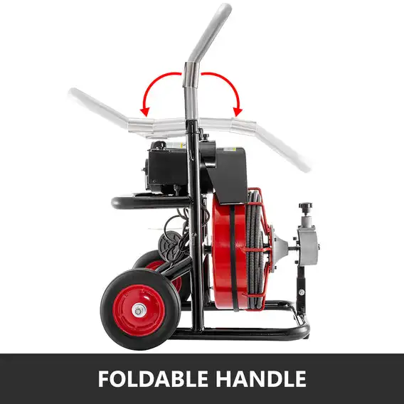 آلة تنظيف الصرف الكهربائية 220 فولت نوع جديد آلة تنظيف تسخين المياه بالطبل البلاستيكي #4