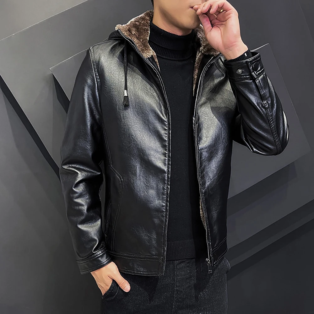 

Leather jacket jacket men's new American high street rich handsome high sense of loose leisure motorcycle clothing