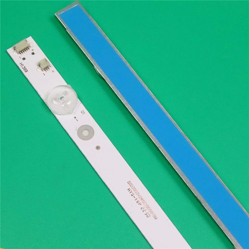 LED 백라이트 스트립 키트, HISENSE 55H6607 LED55EC320A LED55C270W 55R6107 55R7050E 55R6D 바 SVH550AL2(3)_ REV03_5LED_UBH + 실크