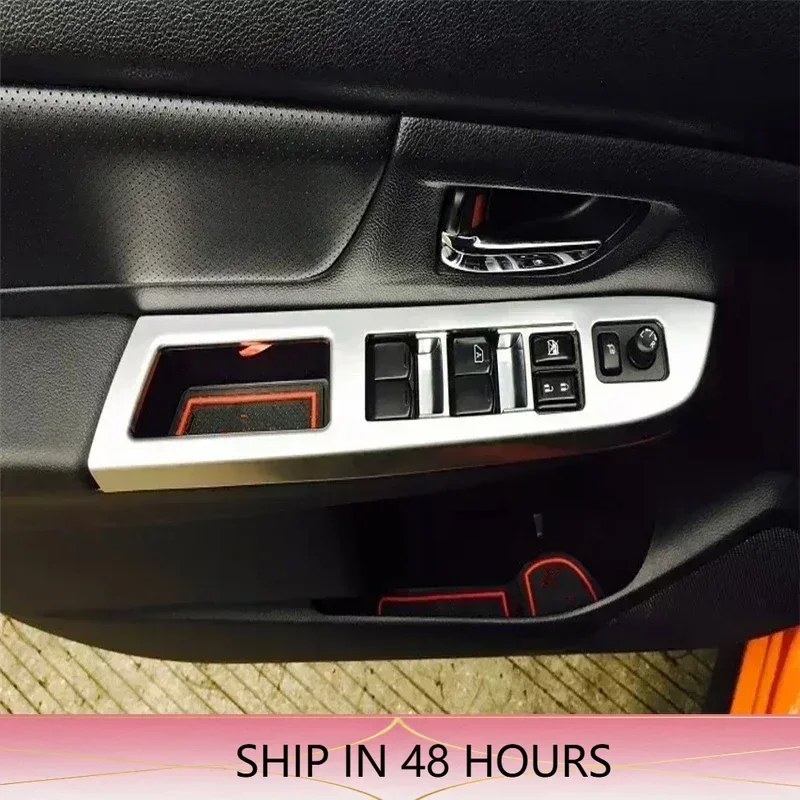 New WELKINRY for Subaru XV Crosstrek GP 1st Generation 2012-2017 Inner Door Armrest Window Lifter Regulator Switch Button Trim