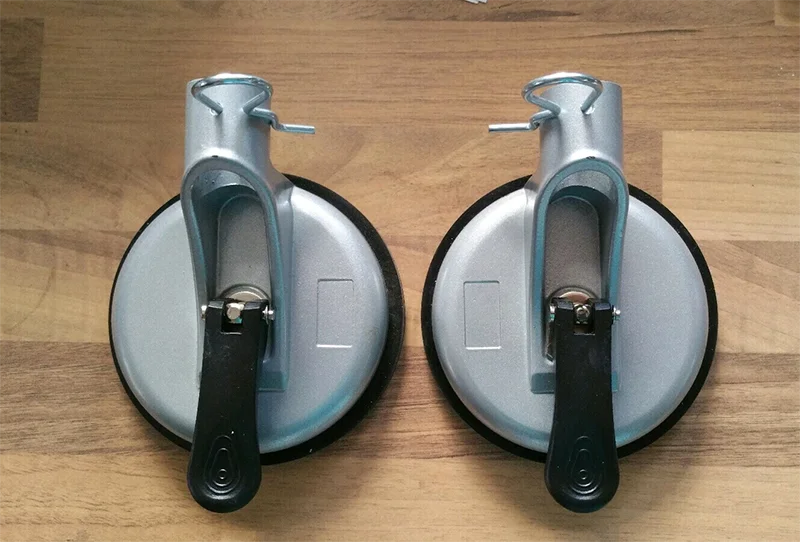 1 مجموعة العالمي RV المظلة شفط كأس قوس عدة البلاستيك الأبيض ل Thule Omnistor متنقل قافلة شاحنة التخييم RV اكسسوارات